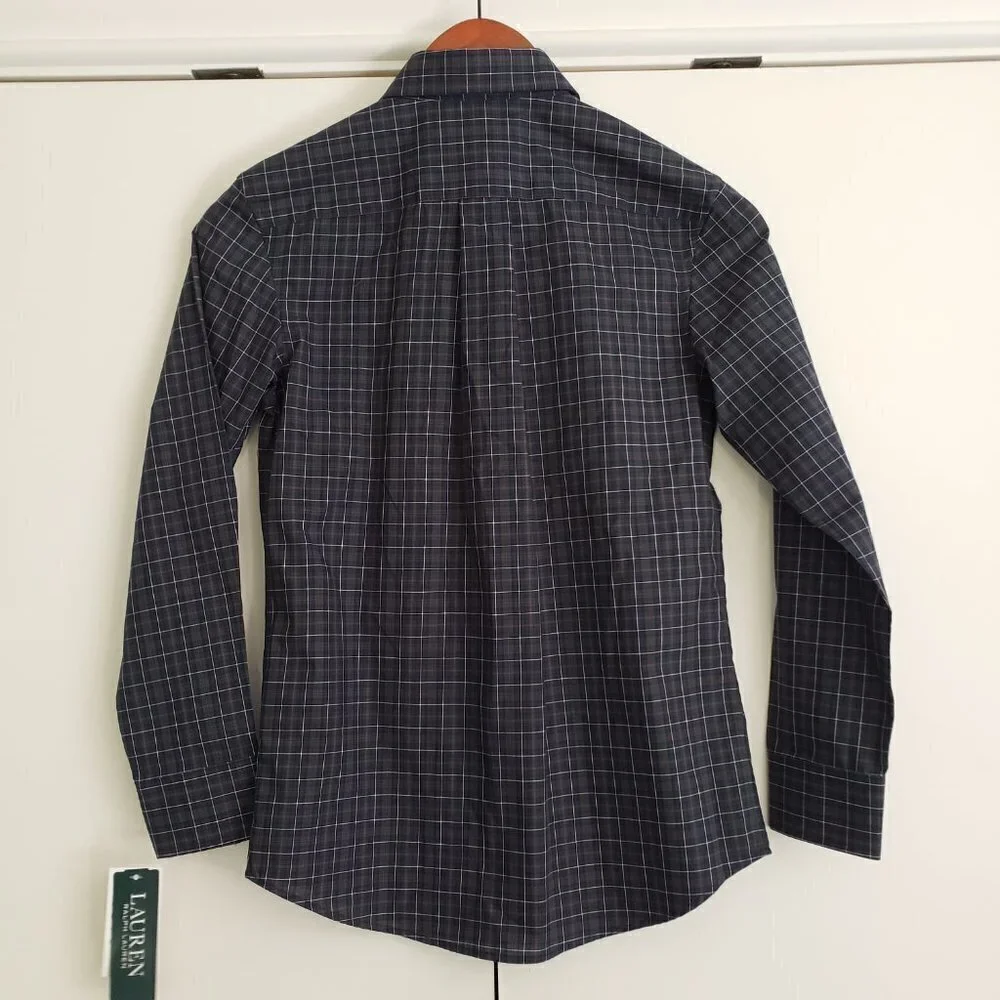 NWT - Ralph Lauren Plaid Button Down Shirt - Size 12